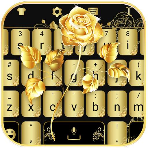 Gold Rose Keyboard Theme 2.05.17