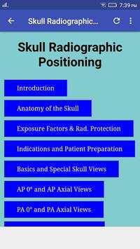 Skull Radiographic Positioning screenshot 3