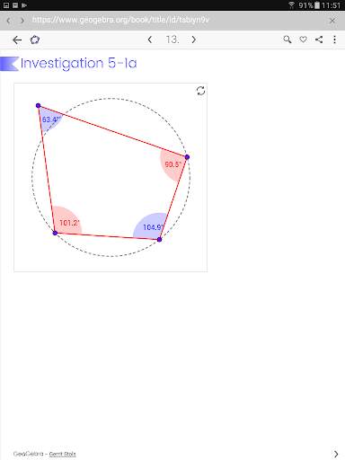 Interactive Circle Geometry screenshot 9