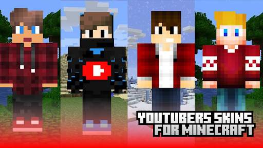 Youtubers skins for minecraft screenshot 1