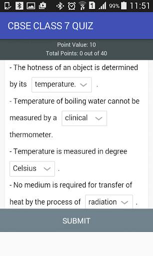 CBSE CLASS 7 QUIZ screenshot 5