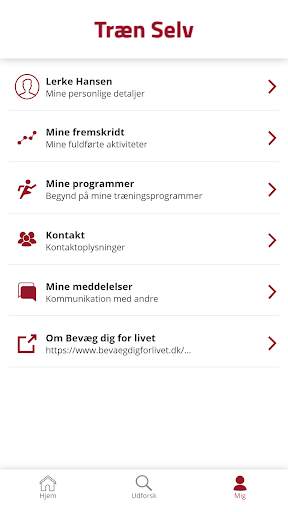 Træn Selv screenshot 2