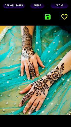 Flower Mehndi Designs 2021 (Offline) screenshot 5