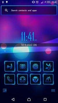 Smart Launcher Theme Neon screenshot 2