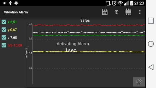 Vibration Alarm screenshot 2