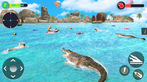 Angry Crocodile - Animal Games screenshot 5