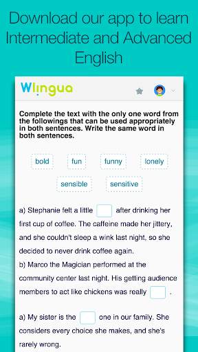 Advanced English with Wlingua screenshot 4