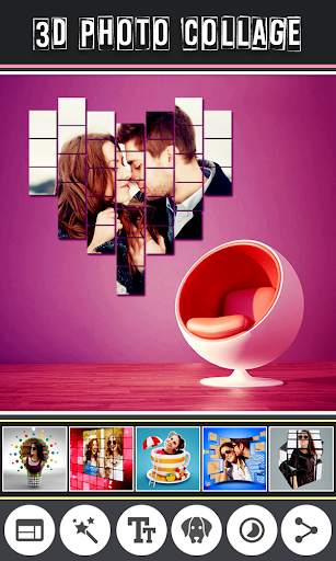 3D Photo Collage Maker Pro screenshot 1