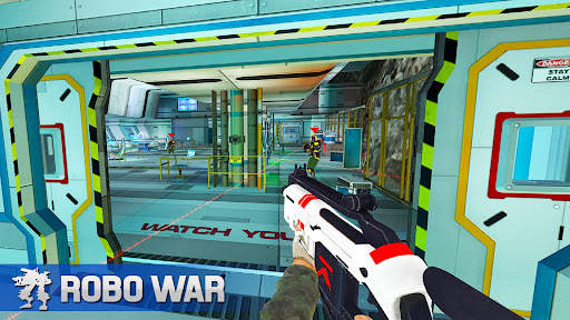 Robot Gun Shooting Games War screenshot 3