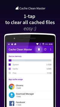 Cache Clean Master Pro screenshot 1