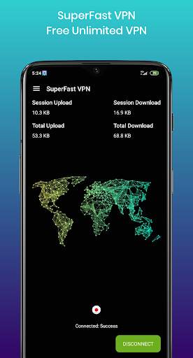 SuperFast VPN Free unlimited vpn worldwide screenshot 5