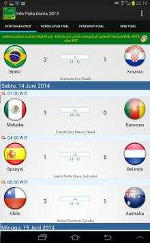 Info Bola Dunia 2014 screenshot 12