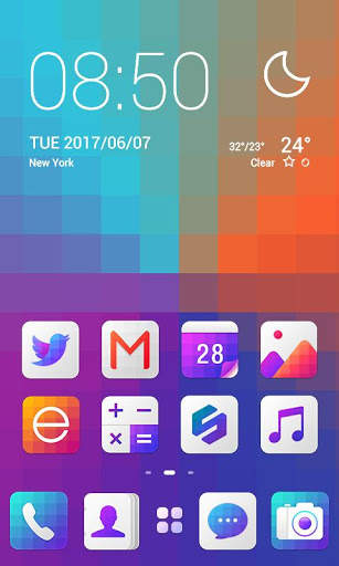 Mosaic GO Launcher Theme screenshot 2