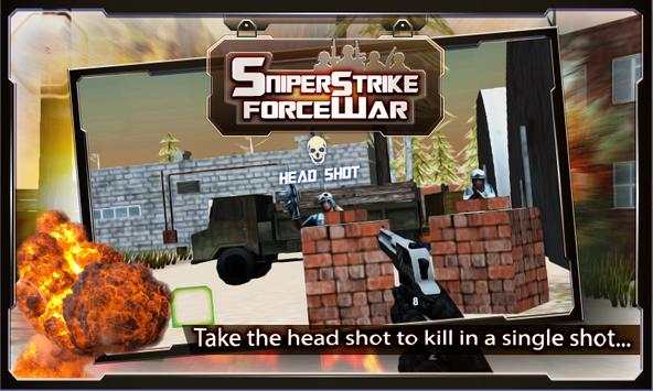 Sniper Strike Force War screenshot 1