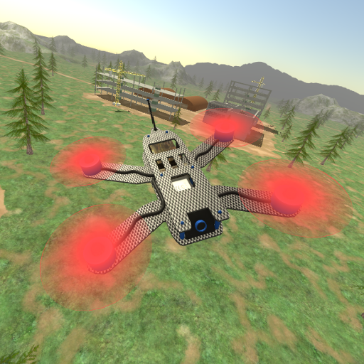 Amazing drones: simulator game icon