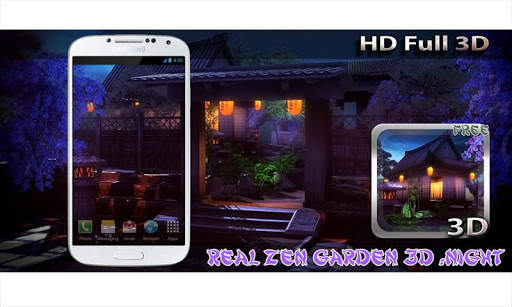 Real Zen Garden 3D: Night LWP screenshot 9