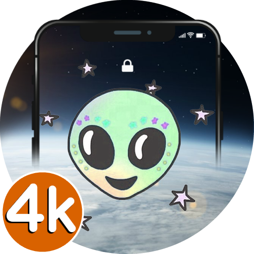 👽 Alien Wallpapers HD | Cute Alien &amp; UFO Pics أيقونة