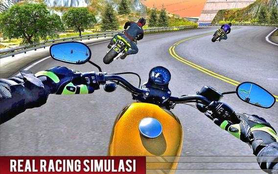 Moto sepeda kecepatan lalu lintas Permainan screenshot 1