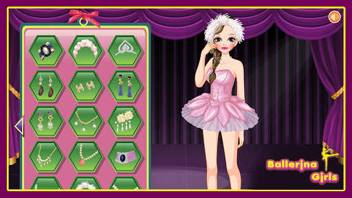 Ballerina Girls Dress up games screenshot 2