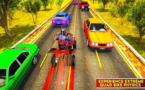 Quad 4x4 Bike Racing: Endless Road New Game 2020 screenshot 5