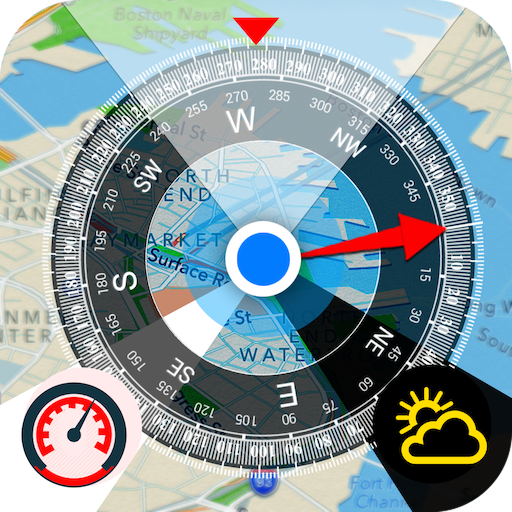 All GPS Tools Pro (map, compass, flash, weather) icon