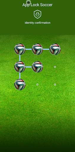 App Lock Soccer Pattern screenshot 2