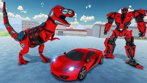 Dino Robot Car Transformation: Dinosaur Robot Game screenshot 1