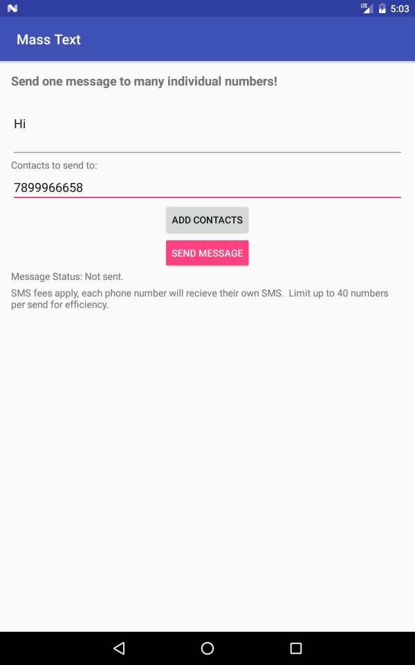 Bulk SMS - Mass Text Messaging screenshot 9