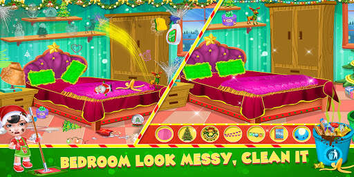 Christmas House Clean - Home Cleanup Game screenshot 4