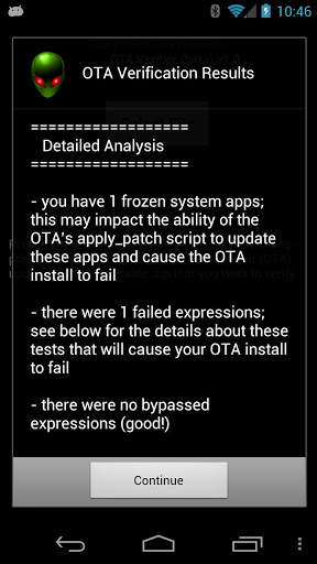 OTA Verifier screenshot 3