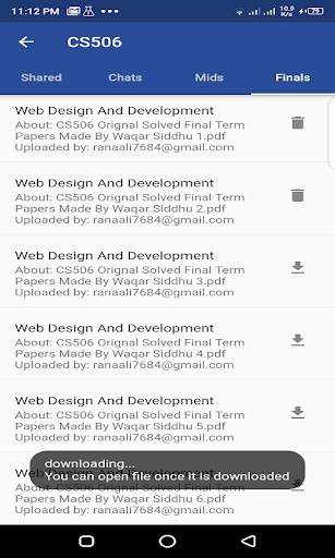 VU Past papers screenshot 5