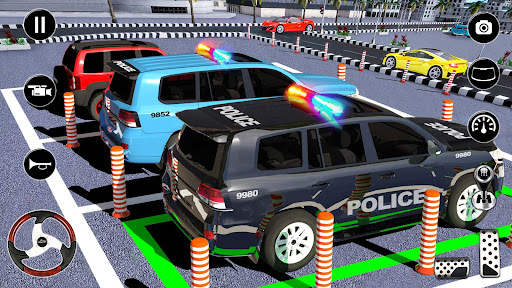 Police Prado Parking Car Games screenshot 5