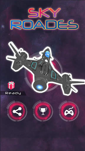 Sky Roads 3D -  Galaxy Legend Sparrow Ships Racing screenshot 1