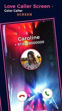 Love Caller Screen - Color Caller Screen скриншот 2