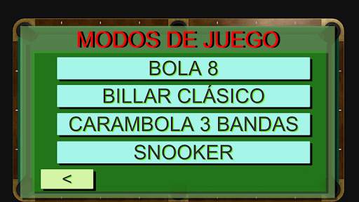Billar gratis en español sin internet screenshot 2
