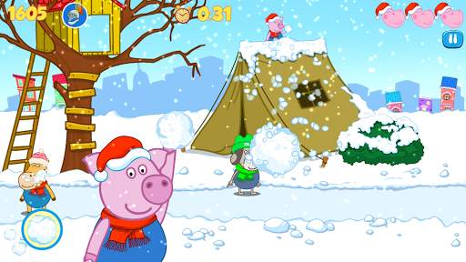 Snowball Battle: Winter Games screenshot 4