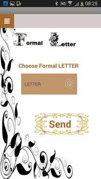 Formal Letter screenshot 2