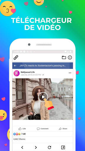 Téléchargeur de vidéo pour Facebook Sans Publicité screenshot 1