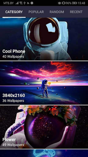Astronaut Wallpaper! Space, Galaxy background screenshot 2