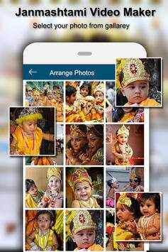 Janmashtami Video Maker-Slidshow Maker screenshot 1