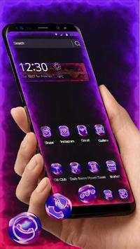 Black Colorful Neon Light Theme screenshot 3
