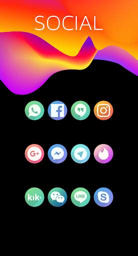 Linox Round - Icon Pack screenshot 3