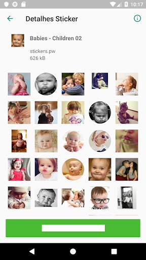 Stickers: Babies Children Cute screenshot 3