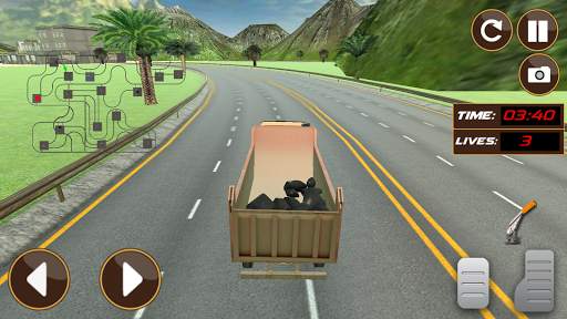 offroad truk simulator: bukit screenshot 8