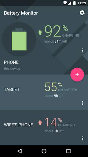 Cross-Device Battery Monitor screenshot 1