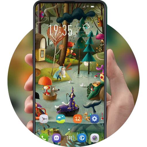 Hand painted fairy tale dreamland theme F9 Pro 2.0.50
