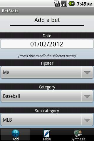 BetStats Lite - bet tracker screenshot 2