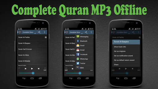 Complete Quran MP3 Offline screenshot 1