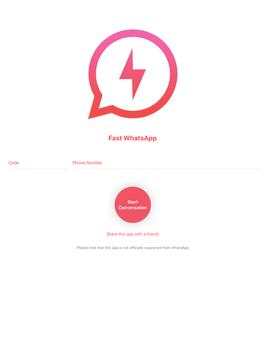 Fast WhatsApp - Send WhatsApp Messages Quickly screenshot 2