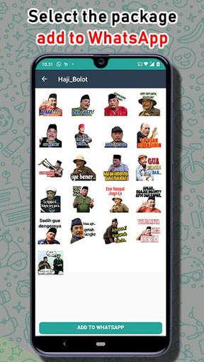 Lawak Sticker Lucu Cute WAStickerApps for WhatsApp screenshot 8